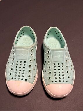 Kids Native Slip-On Shoes in Mint
